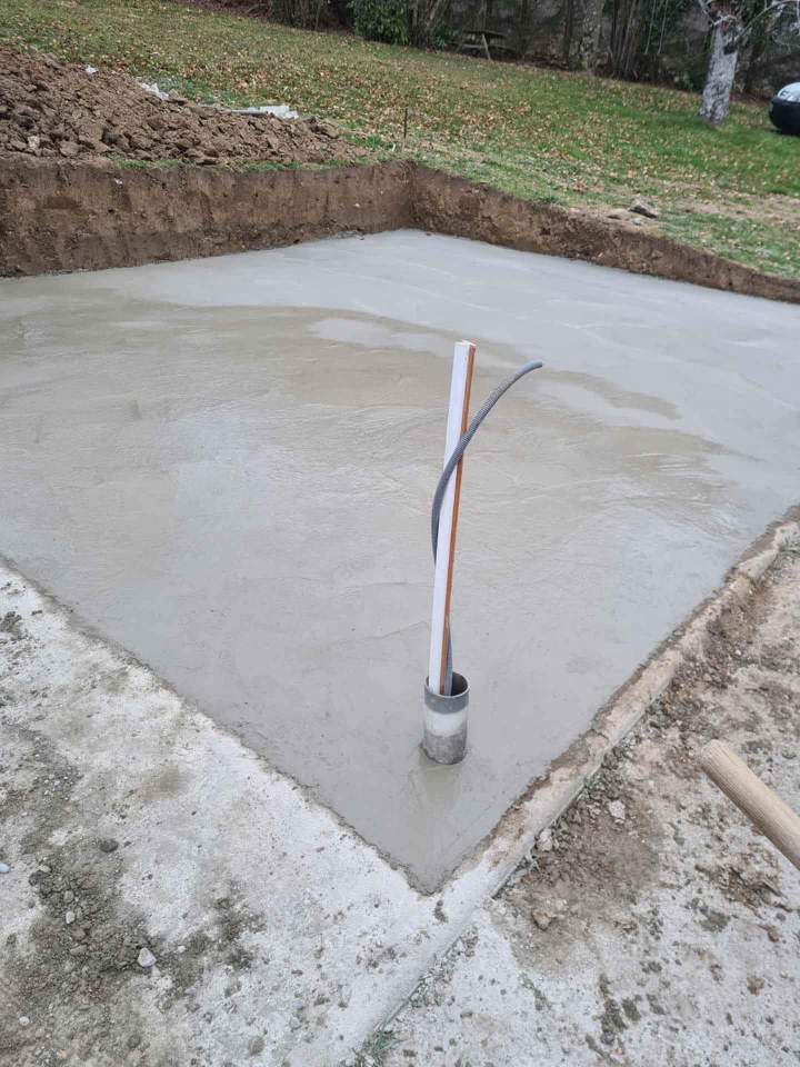 Dallage en béton Annemasse